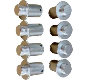 قطع مصنعة بدقة بواسطة التحكم الرقمي بالحاسوب من البولي أوكسي ميثيلين والفولاذ المقاوم للصدأ والنحاس والألومنيوم، معالجة بالتفريغ الكهربائي والخراطة والصنفرة للتصنيع حسب الطلب - Product Image 4