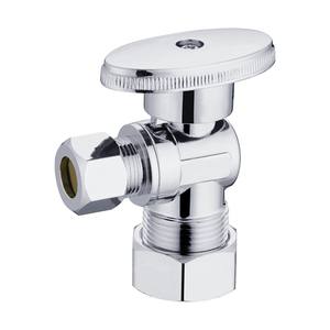 KLOE9012 5/8OD X <span class=keywords><strong>3</strong></span>/8OD valvole angolari 1/4 ad angolo Stop in ottone con CUPC NSF per USA CANADA - Product Image 1