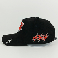 Gorra de Béisbol de 5 Paneles de Gamuza Personalizada de Alta Gama, Diseño de Bordado Elegante, Gorras de Béisbol para Ocio y Vacaciones, Directo de Fábrica