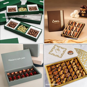 Cajas <span class=keywords><strong>de</strong></span> Cartón <span class=keywords><strong>de</strong></span> Lujo Islámicas Saudíes para Dulces, Cajas <span class=keywords><strong>de</strong></span> Papel para Dátiles <span class=keywords><strong>de</strong></span> Ramadán, Caja <span class=keywords><strong>de</strong></span> <span class=keywords><strong>Regalo</strong></span> Dorada para Dátiles con Chocolate, Embalaje <span class=keywords><strong>de</strong></span> Dubái - Product Image 6