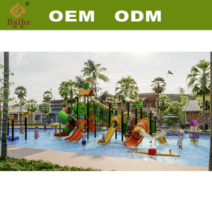 Baihe thiết bị giải trí ngoài trời lớn, trẻ em trượt nước sân chơi ngoài trời, sân chơi công viên nước - Product Image 3