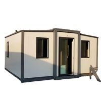 Maison conteneur extensible, unité modulaire pliable, villa à isolation thermique, dortoir pour ouvriers de chantier, résidence temporaire