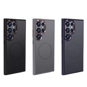 Ốp lưng điện thoại Samsung S26 S25 <span class=keywords><strong>Galaxy</strong></span> S24 Ultra chất liệu TPU cao cấp, mặt kính mờ, chống sốc, từ tính MRYES - Product Image 1