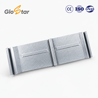 Système solaire commercial industriel PVRM1025 pour toitures, panneaux de toiture métalliques BIPV pour la production d'énergie en usine et entrepôt