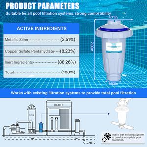 W28175 Remplacement pour <span class=keywords><strong>cartouche</strong></span> minérale <span class=keywords><strong>Nature2</strong></span> Express, W20171, W20080, W26775, pour piscine jusqu'à 35,000 gallons - Product Image 5