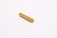 Fraise droite diamantée dorée pour découpe/fraisage, personnalisable OEM/ODM, angle hélicoïdal 45°, structure de fraise frontale HRC 45, insert PCD
