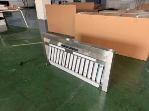 Barbecue électrique en acier inoxydable de 48 pouces, 1800 CFM, avec filtre à déflecteur, télécommande à 4 vitesses, 2 lumières LED, arrêt retardé, pour usage domestique - Product Image 5