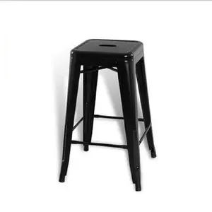 Высокие барные стулья, уличный стул, дешевая цена, металлический стул Tollix с порошковым покрытием
