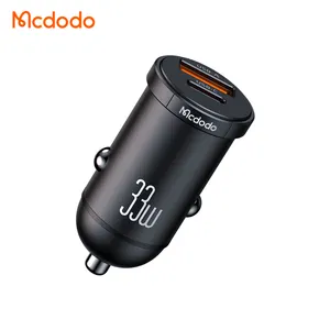 Mcdodo 232 Vente en gros 33W Chargeur rapide USB-C 2Ports PD + QC3.0 Adaptateur de téléphone portable Métal PPS 30W 33W Type-C Chargeur pour xiaomi ip