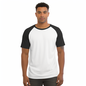 100% <span class=keywords><strong>T</strong></span>-<span class=keywords><strong>shirt</strong></span> <span class=keywords><strong>de</strong></span> <span class=keywords><strong>baseball</strong></span> raglan décontracté à manches courtes en coton à impression personnalisée - Product Image 6