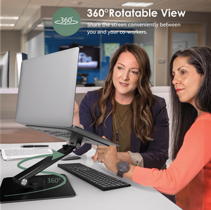 Winstars – <span class=keywords><strong>support</strong></span> de bureau pliable en métal, hauteur réglable, Angle rotatif, <span class=keywords><strong>support</strong></span> pour ordinateur <span class=keywords><strong>portable</strong></span>, E016 - Product Image 3