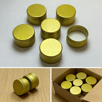 Couvercles à vis anti-effraction en aluminium écologique de 28 mm avec anneau de sécurité pour bouteilles de vin en verre