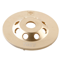 Produits fabriqués en asie d'or Pcd meule diamantée avec excellente adhérence