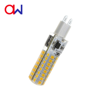 Ampoule LED G9 en silicone 2,8W SMD 290-320LM RA80 non dimmable sans scintillement 360 degrés pour lustre en cristal Garantie 2 ans