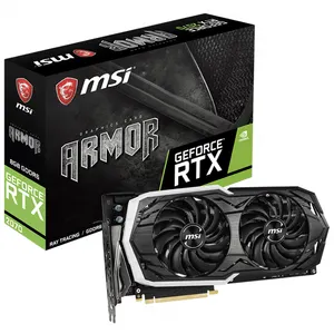 MSI GeForce RTX 2070 ARMOR 8G Used Graphics Card with 8GB GDDR6 256-bit Memory and TORX Fan 2.0 with Double Ball Bearings