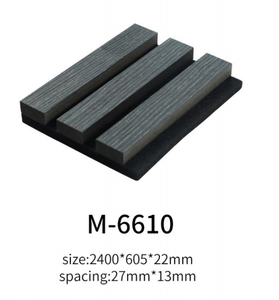 MDF Acoustic Bảng điều khiển khuếch tán tường cách âm slat sợi Gỗ Acoustic tấm - Product Image 5