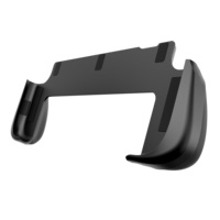 Protecteur de console ergonomique antidérapant noir résistant à l'usure avec fente pour carte pour Nintendo Switch 2 Hand Grip