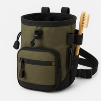 Sac à craie personnalisé pour l'escalade Matériau Oxford Doublure amovible Porte-balais OEM Sac de taille à bloc pour l'intérieur et l'extérieur