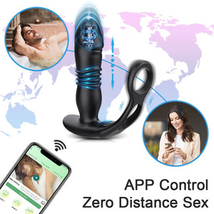 Vibrador Anal Telescópico con Control por Aplicación CHIYUAN, Masajeador de Próstata, Bluetooth, Tapón Anal, 9 Modos, Modelo L-1437, Guangdong, <span class=keywords><strong>China</strong></span> - Product Image 2