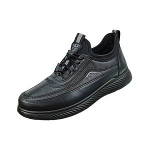 Semelle en cuir PU avec doublure en fourrure imperméable Chaussures de marche chaudes d'hiver pour hommes Bottes Mocassins pour homme - Product Image 1
