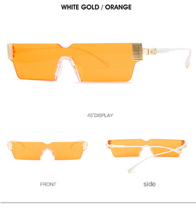 Gafas <span class=keywords><strong>de</strong></span> Sol KD7204 Nuevas <span class=keywords><strong>de</strong></span> Metal, Modernas, con Diseño Rectangular y Colorido - Product Image 3