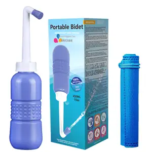 15oz Peri şişe doğum sonrası bakım. Post Partum Essentials taşınabilir Perineal şişe açılı emzik, 450ml taşınabilir bide