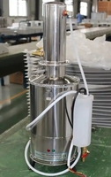 Machine de Production d'Eau Distillée pour Laboratoire 5L/10L/20L, Appareil de Distillation d'Eau Industriel en Acier Inoxydable