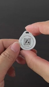 Vendita calda ABS in plastica QR codice Pet ID Tag facile traccia Anti-smarrimento cane gatto etichetta nastro decorazione collari per animali domestici imbracature al guinzaglio - Product Image 4