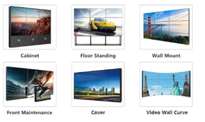 Support de signalisation numérique d'intérieur TV 4K <span class=keywords><strong>Samsung</strong></span> LCD écran d'épissage 2x2 contrôleur 55 "mur vidéo <span class=keywords><strong>prix</strong></span> - Product Image 4