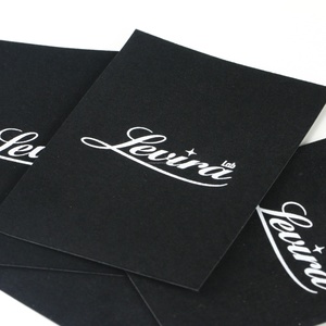 Custom Size Small Jewelry <b>Box</b> Thank You Card <b>Black</b> Thank You Card Greeting Cards for Small Business Velvet Greeting Card - Product Image 6