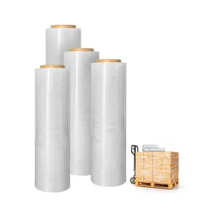 High Clear Pe Strech Film Wrapping Pe Plastic Film Stretch Pallet Wrap Manufacturer Pe Stretch Film For Packing