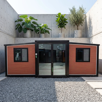 Conteneur Villa Extérieur Extensible à Double Aile pour la Restauration, les Supermarchés et les Bars Domestiques avec Garantie de 3 Ans