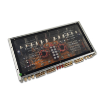 Haut-parleurs de qualité sonore voiture Srereo Gain amplificateur DSP 6CH RMS 100W 6 canaux Peak 6800W amplificateur de voiture classe AB