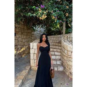 Vestido de Verano Negro Sexy con Lazos, Elegante, Corto, Fluido, para Fiesta, Diseño Personalizado ODM, Talla XS, con Aberturas, para Uso Diario - Product Image 6