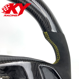 Volant sport en fibre de carbone et daim personnalisé pour Chevrolet Corvette C5 C6 Coupé Stingray Z51 C7 C8 ZR1 Camaro ZL1 SS Z06 - Product Image 2