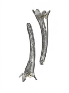 Pince à franges transparente personnalisée en plastique de 9 cm pour femme, antidérapante, avancée, sans trace, pour fixation de cheveux, modèle <span class=keywords><strong>2026</strong></span> - Product Image 2