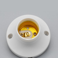 Vente en gros douille à vis E27 douille de lampe douille ronde E27