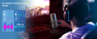 Microphone filaire USB CMTECK XM600T pour jeux, studio musical, DJ, streaming, enregistrement, kit d'équipement de microphone à condensateur RGB pour ordinateur