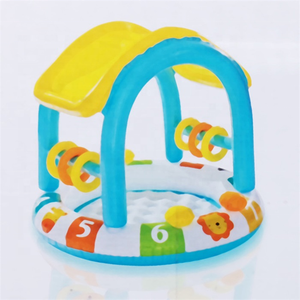Hot bán bé PVC Lều Inflatable Sun <span class=keywords><strong>Shade</strong></span> Hồ bơi bơm hơi Float, 62 "x 62" x 48 ", cho trẻ em - Product Image 2