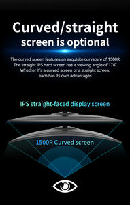 Moniteur Led <span class=keywords><strong>4k</strong></span> avec Hdr pour <span class=keywords><strong>Pc</strong></span> 34 pouces 144/240hz Moniteur de jeu <span class=keywords><strong>4k</strong></span> 34 pouces incurvé R1500 1ms Taux de rafraîchissement Écran ultra-large <span class=keywords><strong>144Hz</strong></span> - Product Image 5