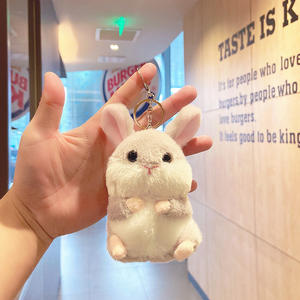 Llavero de Peluche con Forma de Hámster de Dibujos Animados, Adorable Accesorio <span class=keywords><strong>para</strong></span> el Coche - Product Image 2