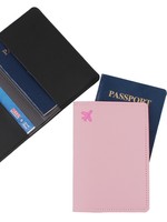 Porte-passeport en cuir PU imperméable brodé, 4 poches, organiseur de documents de voyage familial, unisexe