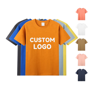 เสื้อยืดผ้าคอตตอนผสมโพลีเอสเตอร์พิมพ์ลายคุณภาพสูง แขนสั้น ระบายอากาศได้ดี สวมใส่สบายในฤดูร้อน รับสกรีนโลโก้ - Product Image 1