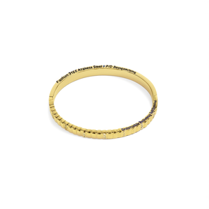 Bracelet tendance en acier inoxydable 316L plaqué or PVD, durable et résistant, bijoux - Product Image 2