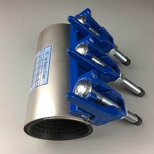 Abraçadeira de Reparo para Tubos Vazadores em Aço Inoxidável SS304 com Conexão DI - Product Image 5