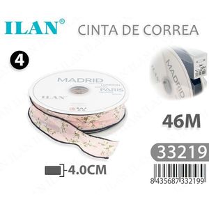 Cinta ILAN de 4.0 cm x 46 m con Patrón Floral para Manualidades y Decoración - Product Image 3