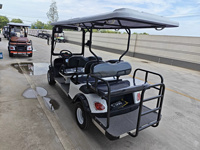 Voitures de golf électriques chinoises 3-4 places avec batterie lithium 48V 72V, prix de gros, import, sièges arrière pour terrains de golf