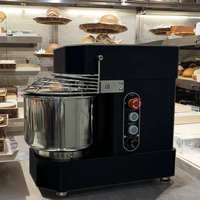 Mélangeur à spirale robuste 7L 3kg, mélangeur à pâte commercial avec minuterie pour boulangerie, pizzeria, équipement de cuisson multifonction