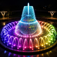 Fuente Musical Programable CNC, Diseño de Fuente Musical, Equipo Completo para Fuentes, Bomba de Agua, Boquilla para Fuente Pequeña