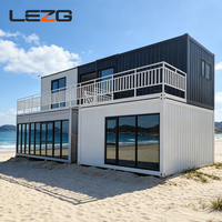 Kit Modulaire en Acier Préassemblé pour Maison Conteneur Plate, Idéal pour l'Auto-Construction Client et les Travaux d'Assemblage Préfabriqués